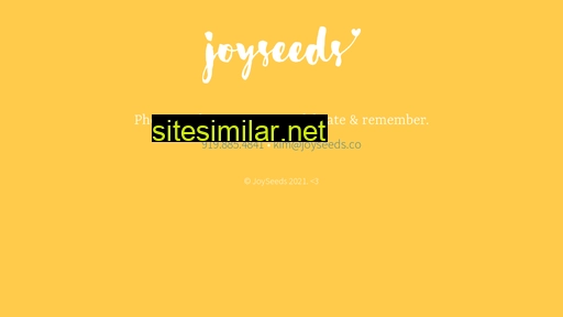joyseeds.co alternative sites