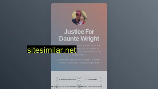 justice4dauntewright.carrd.co alternative sites