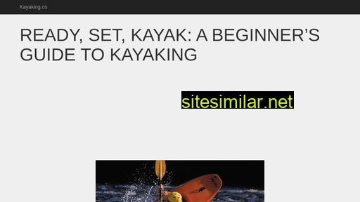kayaking.co alternative sites