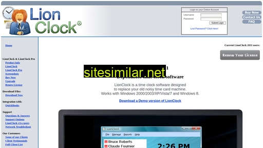 Lionclocksoftware similar sites
