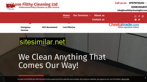 Lovefilthycleaning similar sites