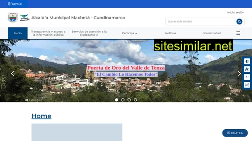 macheta-cundinamarca.gov.co alternative sites