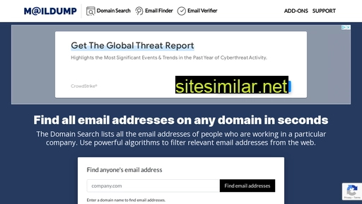Maildump similar sites