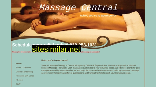 massagecentral.co alternative sites