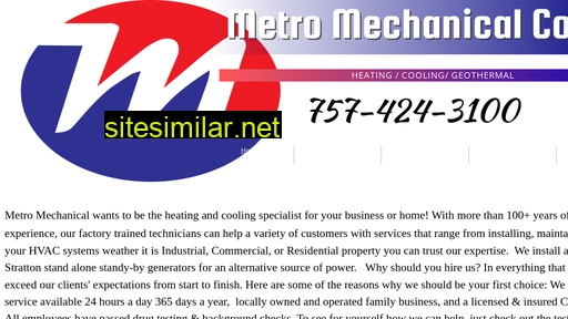metromechanical.co alternative sites