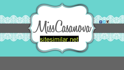 Misscasanova similar sites