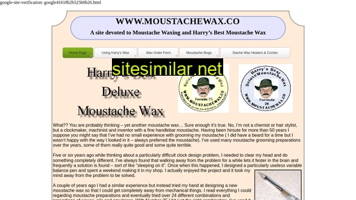 moustachewax.co alternative sites
