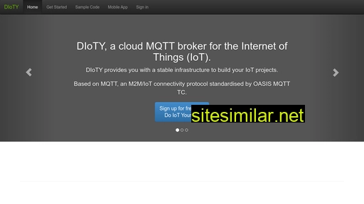 mqtt.dioty.co alternative sites