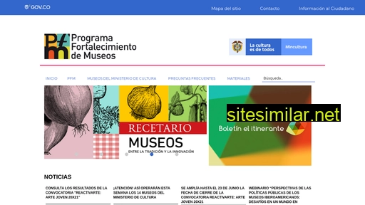 museoscolombianos.gov.co alternative sites