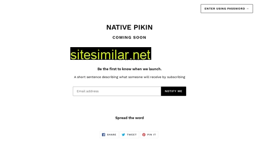 Nativepikin similar sites
