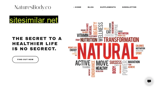 naturesbody.co alternative sites