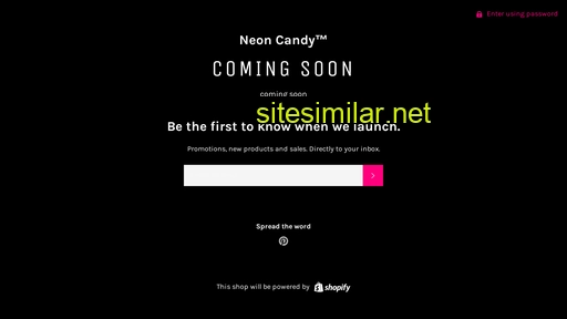 neoncandy.co alternative sites