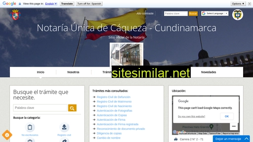 notariaunicacaqueza.com.co alternative sites