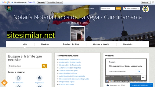 notariaunicalavega-cundinamarca.com.co alternative sites