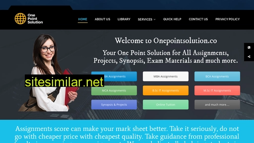 onepointsolution.co alternative sites