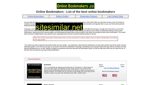 onlinebookmakers.co alternative sites