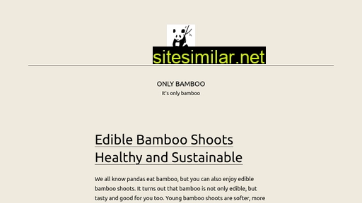 onlybamboo.co alternative sites