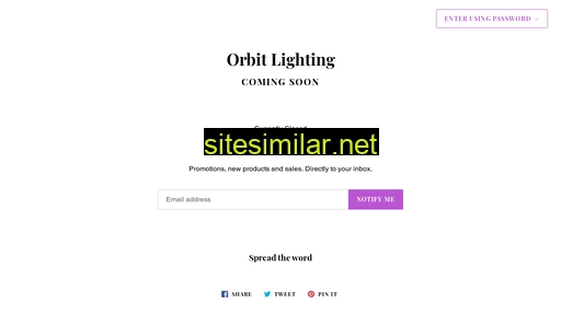 orbitlighting.co alternative sites
