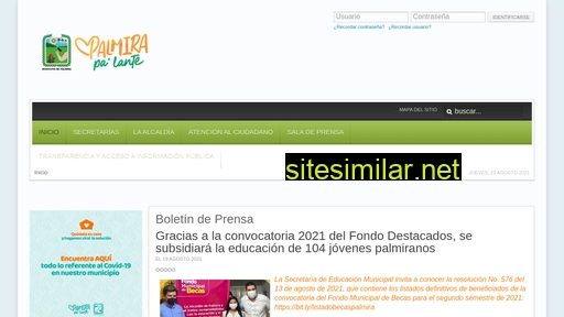 palmira.gov.co alternative sites