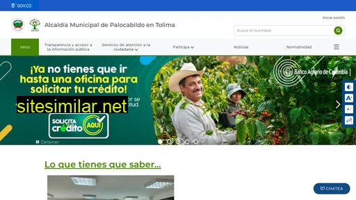 palocabildo-tolima.gov.co alternative sites