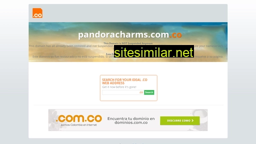 pandoracharms.com.co alternative sites