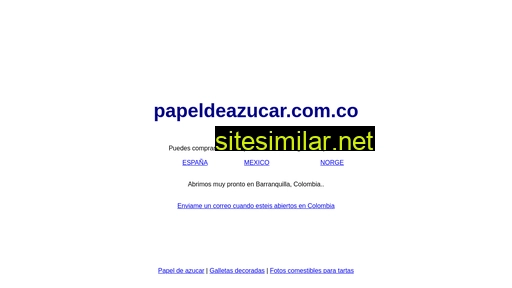 papeldeazucar.com.co alternative sites