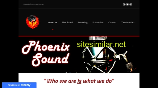 Phoenixsound similar sites