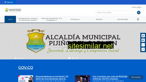 pijinodelcarmen-magdalena.gov.co alternative sites