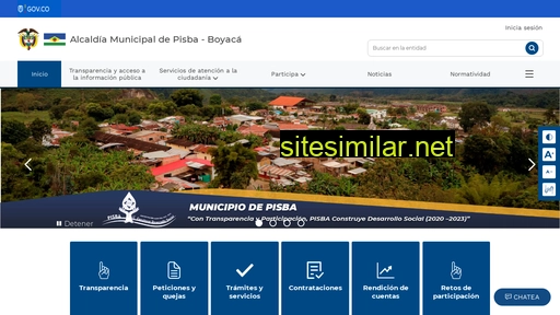pisba-boyaca.gov.co alternative sites
