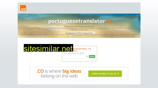 portuguesetranslator.co alternative sites