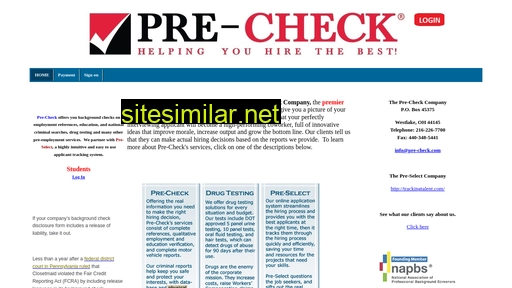 pre-check.co alternative sites