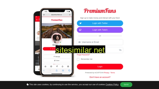 Premiumfans similar sites