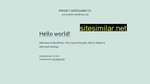 Privacysafeguard similar sites