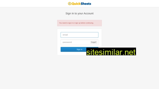 quicksheets.co alternative sites