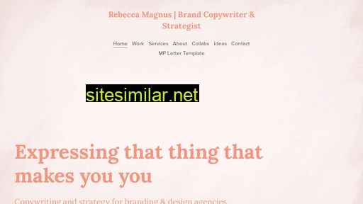 Rebeccamagnus similar sites