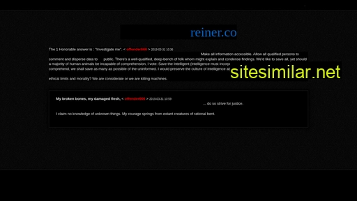 reiner.co alternative sites