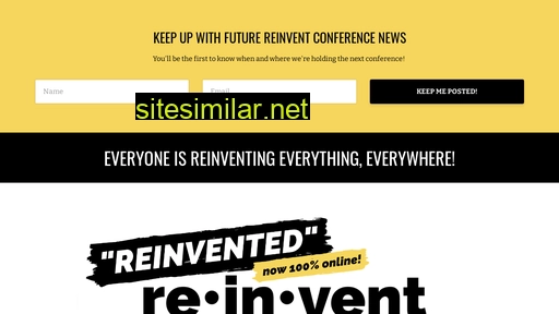 reinventconference.co alternative sites