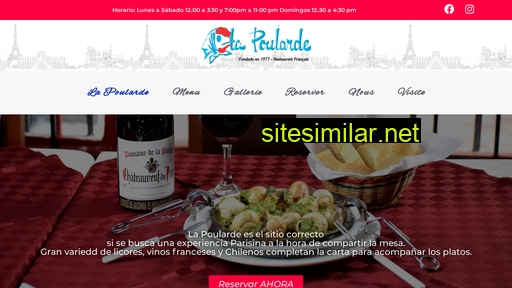 restaurantelapoularde.com.co alternative sites