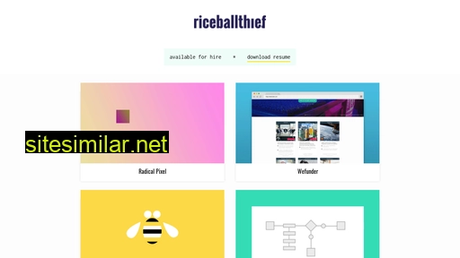 riceballthief.co alternative sites