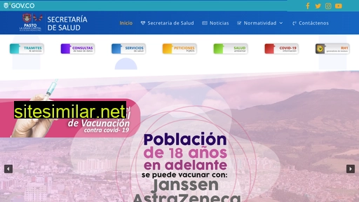 saludpasto.gov.co alternative sites