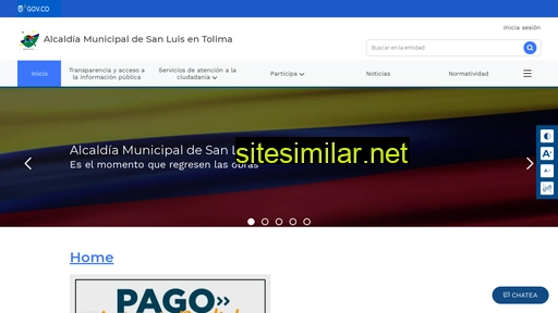 sanluis-tolima.gov.co alternative sites