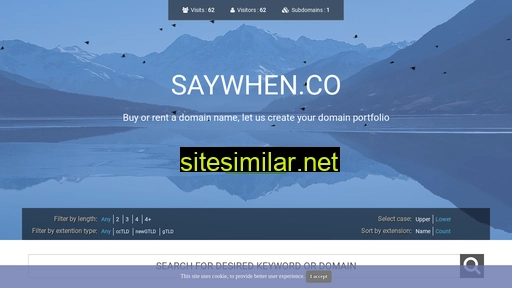 saywhen.co alternative sites
