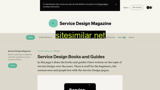 Service-design similar sites