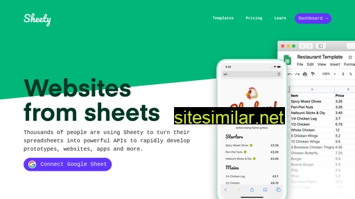 sheety.co alternative sites