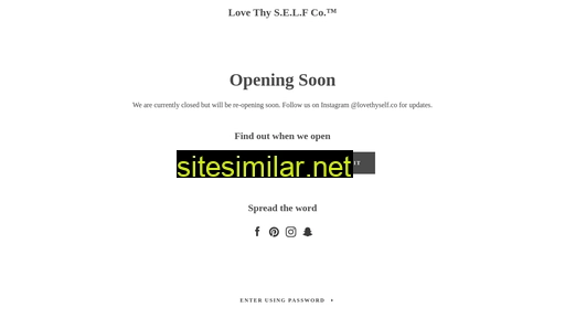 shop.lovethyself.co alternative sites