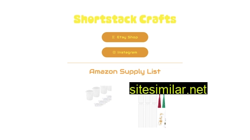 shortstackcraftsllc.carrd.co alternative sites