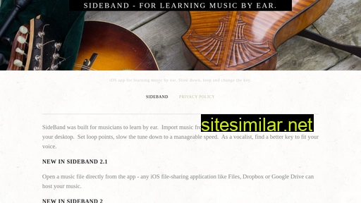 Sideband similar sites