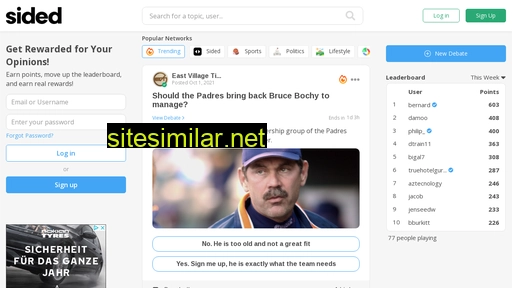 sided.co alternative sites