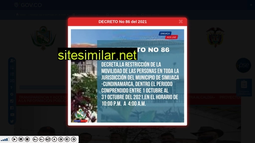 simijaca-cundinamarca.gov.co alternative sites