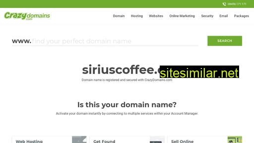 siriuscoffee.co alternative sites